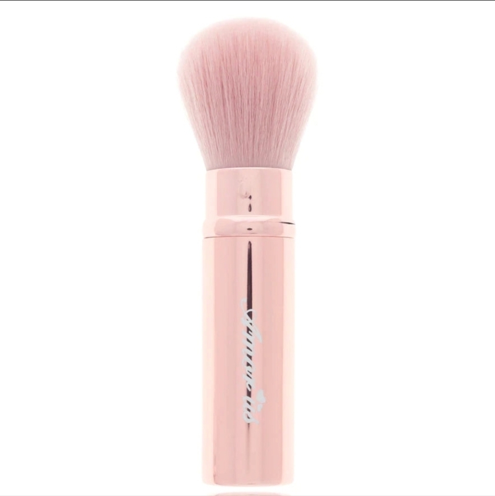 Retractable Face Powder Brush #214 — Pink